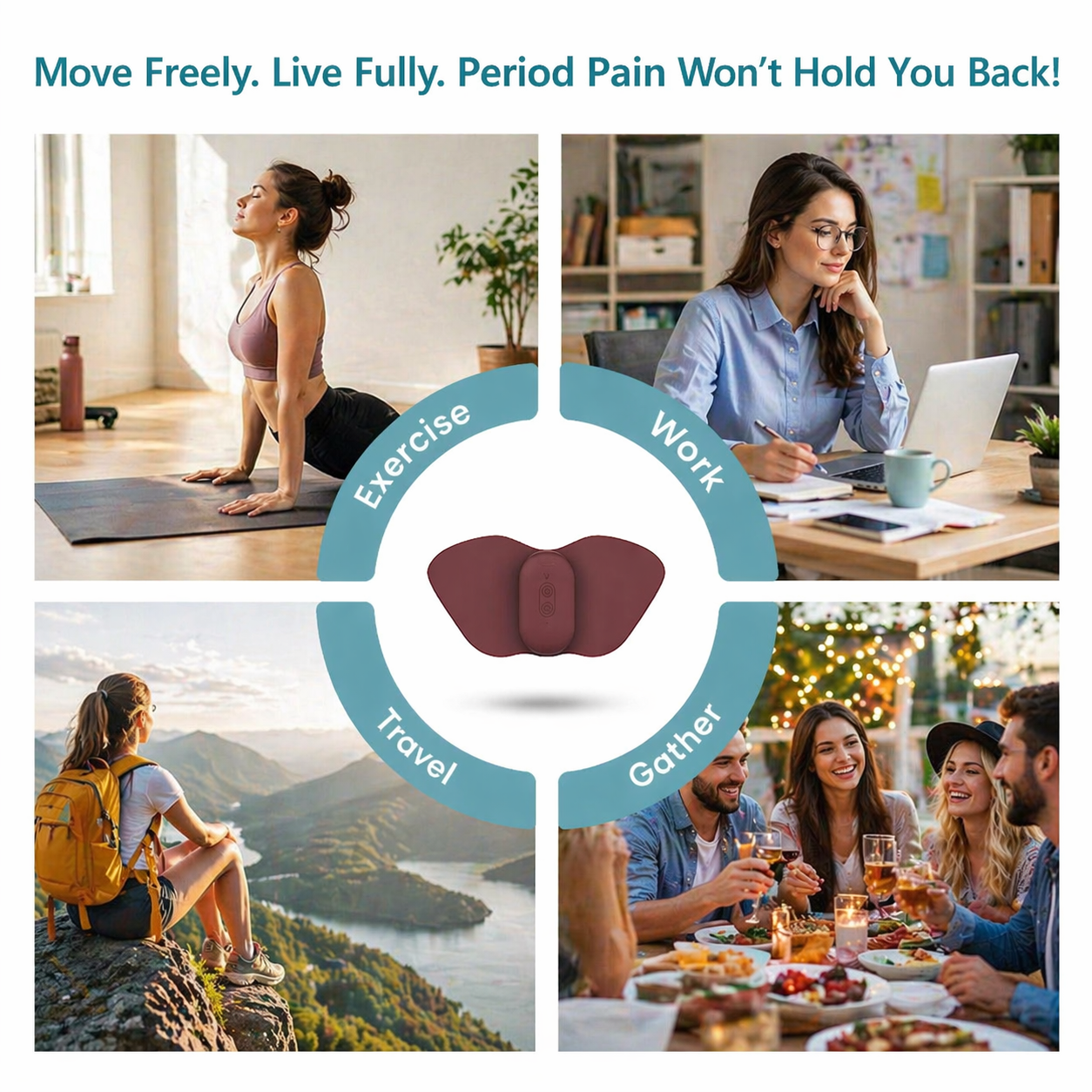 Smart Wireless Menstrual Cramp Relief Device