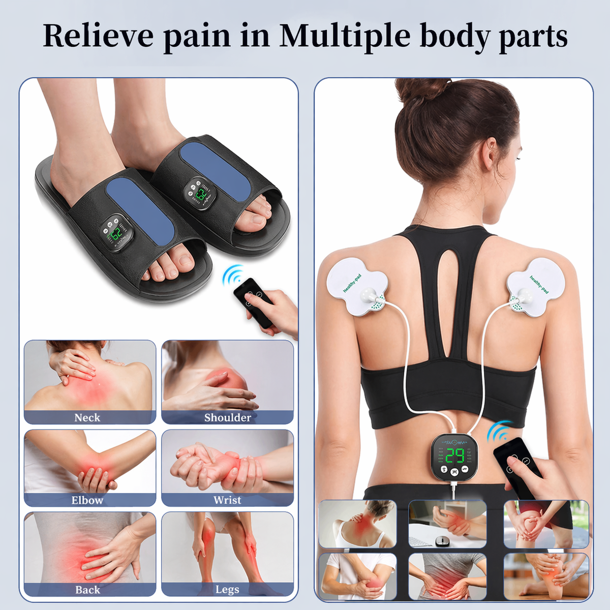 Pulse Relief™ EMS Foot & Body Recovery Massager