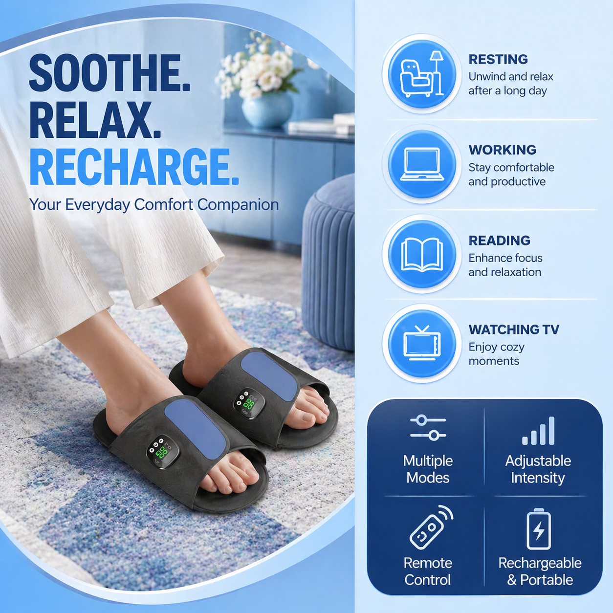 Pulse Relief™ EMS Foot & Body Recovery Massager