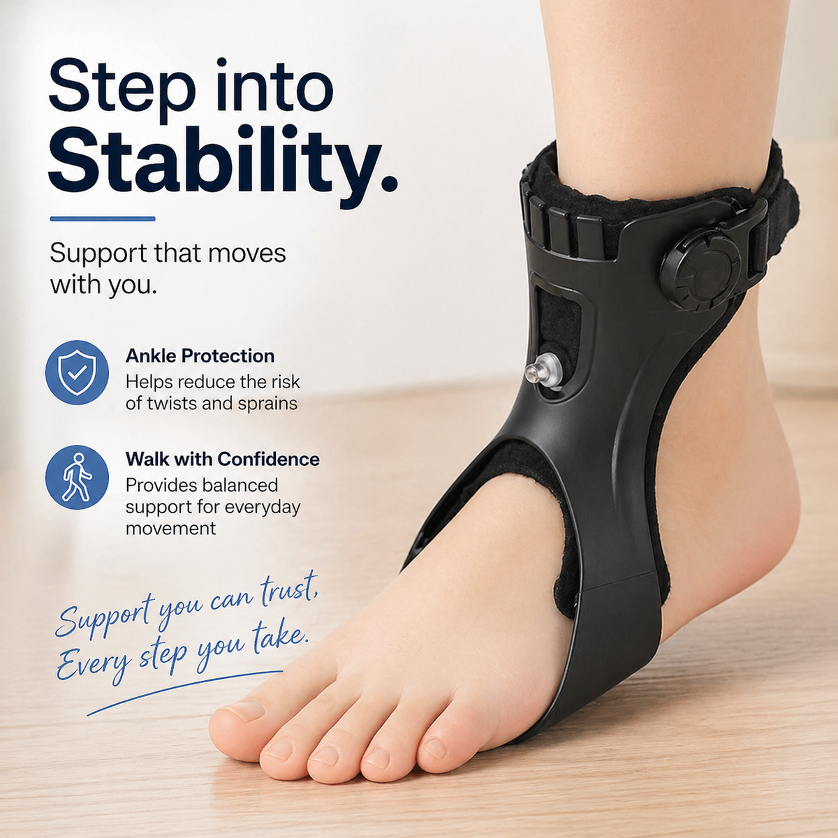 Adjustable AFO Drop Foot Brace