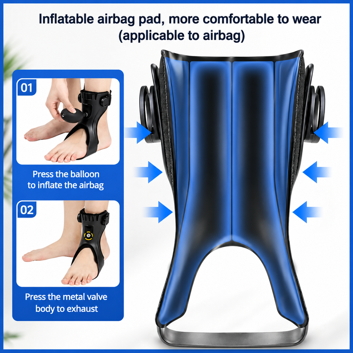 Adjustable AFO Drop Foot Brace